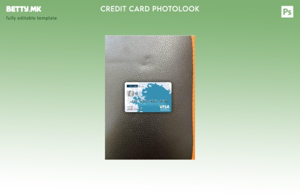 модерен стил Финска Danske bank виза електронска картичка photolook преден шабло